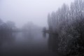 Givre et brouillard sur St Porchaire